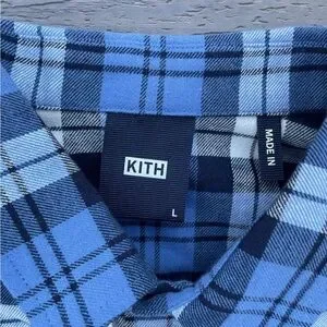Kith | Shirts | Kith Ludlow Blue Plaid Large | Poshmark
